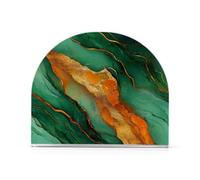 Portatovaglioli da cucina in acrilico verde marmo arancione per cocktail in fattoria autoportante porta asciugamani di carta spray decorazione per la casa per cocktail in fattoria confezione da 2