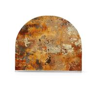 Portatovaglioli da tavolo in acrilico con pittura a ruggine astratta vintage per bagno, ristorante portatovaglioli autoportante per feste decorazioni per la casa per cocktail in fattoria