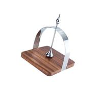 Portatovaglioli da tavolo moderno con supporto curvo, D | Supporto curvo con accesso per la ricarica per uso domestico, cucina, ospitalità, presentazione, tavolo moderno