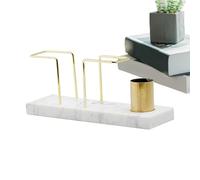 Portatovaglioli da tavolo, moderno porta , dispenser creativo e robusto per , 20 x 5,5 x 8 cm, per bagno, armadi, cucina, controsoffitti di vanità, colore bianco