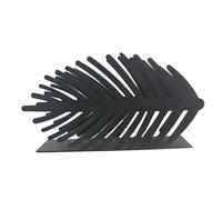 Portatovaglioli da Tavolo, Porta Salviette Cucina, in Metallo Decoro Albero Foglia, Casa Bar Pizzeria (FOGLIA)