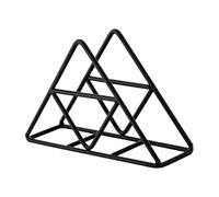 Portatovaglioli Da Tavolo - Supporto Per Rotoli Di Carta A Forma Di Triangolo,Portaserviette Nero Per Ristorante Bar Dispenser Per Mobili