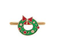 Portatovaglioli di Natale Porta Tovagliolo di Casa Decorazione Della Tavola In Metallo Fibbia Per Natale Cena Matrimonio Ringraziamento Stoviglie Fiocco