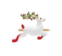 Portatovaglioli di Natale Porta Tovagliolo di Casa Decorazione Della Tavola In Metallo Fibbia Per Natale Cena Matrimonio Ringraziamento Stoviglie Fiocco