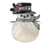Portatovaglioli di Natale Porta Tovagliolo di Casa Decorazione Della Tavola In Metallo Fibbia Per Natale Cena Matrimonio Ringraziamento Stoviglie Fiocco