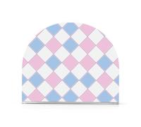 Portatovaglioli di Natale quadrato in acrilico blu polvere per esterni, sala da pranzo, autoportante, moderno, decorazione per la casa per esterni, sala da pranzo