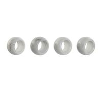 Portatovaglioli Home ESPRIT Bianco Marmo 4,8 x 4,8 x 3,3 cm 4 Pezzi - Marca: Home ESPRIT - EAN: 8424002127732
