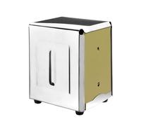 Portatovaglioli in acciaio inox, misure 9,5 x 13,5 cm, ideale per tenere organizzati i tovaglioli. Progettato per: tavoli da ristorante, eventi e uso quotidiano. #