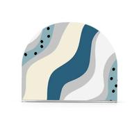 Portatovaglioli in acrilico a righe semplici dal design colorato oro per esterni, sala da pranzo portatovaglioli autoportanti per carta decorazione domestica per cocktail in fattoria