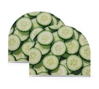 Portatovaglioli in acrilico bianco verde con cetriolo vegetale fresco per esterni, sala da pranzo autoportante portatovaglioli per la decorazione della casa di carta