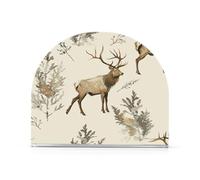 Portatovaglioli in acrilico con cervo della foresta retrò per feste, matrimoni, eventi, distributore di tovaglioli da tavolo, decorazione per la casa per esterni, sala da pranzo