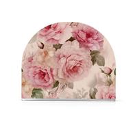 Portatovaglioli in acrilico con rose rosa vintage per tavolo da cocktail, portatovaglioli di carta, porta filtro per caffè, tovaglioli di carta per feste, regali decorativi per la casa, confezione da