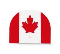 Portatovaglioli in acrilico, confezione da 2 pezzi, spessore 4 mm, antiscivolo e antigraffio, adatto per cena/cocktail, bagno e comodino, facile da pulire, bandiera del Canada