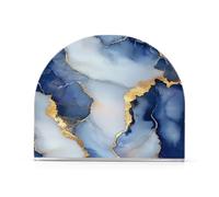 Portatovaglioli in acrilico oro bianco marmo bianco blu navy per feste, matrimoni, eventi, distributore di tovaglioli nero autoportante decorazione per la casa per feste, matrimoni, eventi