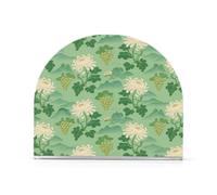 Portatovaglioli in acrilico oro verde crisantemo in stile cinese per tavolo, portatovaglioli autoportanti per tavoli decorazioni per la casa per cocktail in fattoria