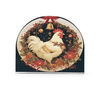 Portatovaglioli in acrilico per la cena di Natale per il bagno, il ristorante freestanding distributore di tovaglioli commerciali decorazioni per la casa per tavolo, cucina