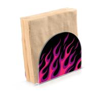 Portatovaglioli in acrilico rosso con giraffa che scorre per il Ringraziamento, per bagno, ristorante, distributore di tovaglioli da tavolo autoportante, decorazione per la casa per bagno, ristorante