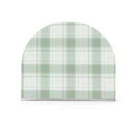 Portatovaglioli in acrilico rustico a scacchiera verde per tavolo, cucina autoportante portatovaglioli per tavoli decorazioni per la casa per bagno, ristorante