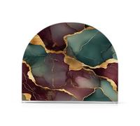 Portatovaglioli in acrilico verde salvia bordeaux marmo per bagno ristorante distributore di tovaglioli autoportante ristorante decorazione per la casa per il bagno confezione da 2