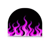 Portatovaglioli in acrilico viola brillante a forma di giraffa che scorre di fuoco, per bagno, ristorante, distributore di tovaglioli da tavolo, decorazione per la casa per bagno, ristorante, 1