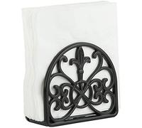 Portatovaglioli in ghisa con design Fleur De Lis