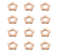 Portatovaglioli in legno dal design moderno e minimalista, a forma di stella a cinque punte, perfetti per cene in hotel, matrimoni ed eventi festivi