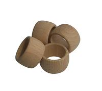 Portatovaglioli in Legno JOWE, 6 Pezzi (49 x 31 mm) - Anelli in Legno per tovaglioli e Decorazioni per la tavola