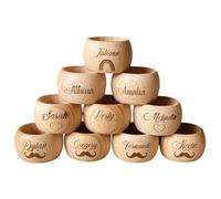 Portatovaglioli In Legno Personalizzati Con Nome, Portatovaglioli Nuziali Personalizzati, Bomboniere Rustiche, Festa Di Battesimo Di Natale, Decorazioni For La Tavola Da Cucina, Accessori