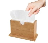 Portatovaglioli in legno, Portatovaglioli in piedi | Supporto di carta per ristorante | Supporto unico della scatola del tessuto facciale di disegno geometrico per l'hotel, stoccaggio verticale del