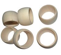 Portatovaglioli in legno, set di 6 pezzi