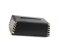 Portatovaglioli in pelle PU resistente tessuto a mano creativo alla moda accessorio portatile per migliorare l'estetica domestica PU portatovaglioli in pelle