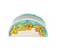 Portatovaglioli Mezzaluna Verticale Ceramica di Vietri Artigianale - Vari Decori