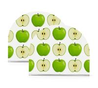 Portatovaglioli natalizi in acrilico a forma di frutta verde per esterni, sala da pranzo, distributore di tovaglioli autoportante, decorazione moderna per la casa