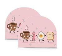 Portatovaglioli natalizi in acrilico divertente per la colazione e la danza, per esterni, sala da pranzo, autoportante, per cucina, decorazione domestica