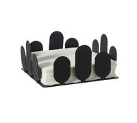 portatovaglioli park Nero in Ferro 17x17,5x8hcm