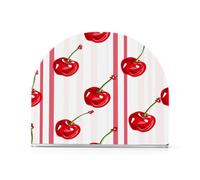 Portatovaglioli pasquali in acrilico a righe rosse per bagno, ristorante freestanding nero tovagliolo dispenser arredamento per bagno, ristorante