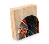 Portatovaglioli pasquali in acrilico della metropolitana di Londra per Bar Picnic Rustico portatovaglioli autoportanti per decorazioni domestiche di carta per picnic Bar Rustico