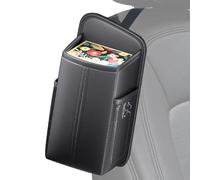 Portatovaglioli Per Auto - Borsa Portaoggetti Sospesa 15,5x10 Cm | Design Multitasche In Spugna Di Fibra Di Pile - Portaoggetti Portatile Per Sedile Laterale | Ideale Per Contenere Telefoni, Tazze, Fa