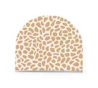Portatovaglioli per auto in acrilico con stampa leopardata marrone per cocktail in fattoria autoportante portatovaglioli di carta decorazione per la casa per tavolo, cucina