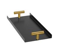Portatovaglioli Per Bagno - Erogatore Con Maniglia A T Dorata - Vassoio Per Tovaglioli Per Bagno,Per Cucina Bar Tavolo Da Party Toeletta Esterno Ristorante Cena