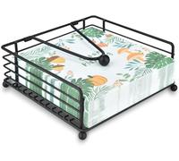 Portatovaglioli per tavolo e cucina, moderno distributore di tovaglioli piatto per casa e cene all'aperto, portatovaglioli di carta con braccio ponderato per un facile accesso, mantiene la tua zona