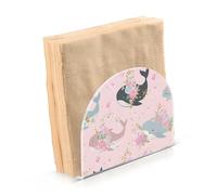 Portatovaglioli per tavolo portatovaglioli dispenser di tovaglioli di carta balena rosa in piedi cucina bagno decorativo acrilico