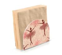 Portatovaglioli per tavolo portatovaglioli dispenser di tovaglioli di carta ballerina fiore in piedi cucina bagno decorativo acrilico