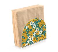 Portatovaglioli per tavolo portatovaglioli dispenser di tovaglioli di carta bianco verde giallo fiore in piedi cucina bagno decorativo acrilico