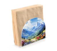Portatovaglioli per tavolo portatovaglioli dispenser di tovaglioli di carta campo di fiori collina in piedi cucina bagno decorativo acrilico