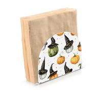 Portatovaglioli per tavolo portatovaglioli dispenser di tovaglioli di carta cappello da strega zucca in piedi cucina bagno decorativo acrilico