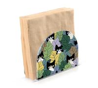 Portatovaglioli per tavolo portatovaglioli dispenser di tovaglioli di carta carino gatto giungla in piedi cucina bagno decorativo acrilico
