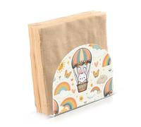 Portatovaglioli per tavolo portatovaglioli dispenser di tovaglioli di carta coniglietto mongolfiere in piedi cucina bagno decorativo acrilico