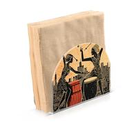 Portatovaglioli per tavolo portatovaglioli dispenser di tovaglioli di carta danza indiana etnica in piedi cucina bagno decorativo acrilico