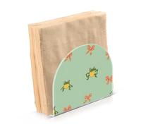 Portatovaglioli per tavolo portatovaglioli dispenser di tovaglioli di carta fiocco rana verde in piedi cucina bagno decorativo acrilico